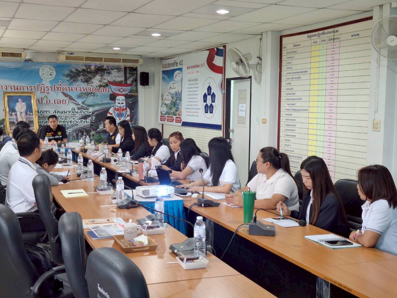 title - ผู้ตรวจราชการ ส.ป.ก. ลงพื้นที่จังหวัดเลย ประชุมติดตามความก้าวหน้าผลการดำเนินงาน พร้อมตรวจเยี่ยมให้กำลังใจเกษตรกรชาวสวนไม้ผล 